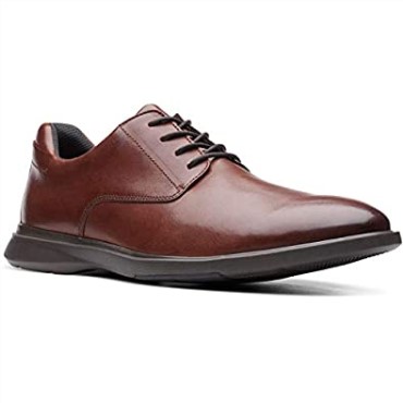 Caoba Ny Cuero Clarks Hombres Un Lipari Park Zapatos