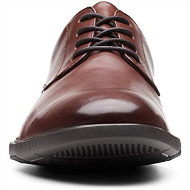 Caoba Ny Cuero Clarks Hombres Un Lipari Park Zapatos