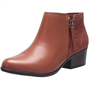 Botines Clarks Adreena Hope Cuero Caoga Ny Para Mujer