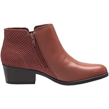Botines Clarks Adreena Hope Cuero Caoga Ny Para Mujer