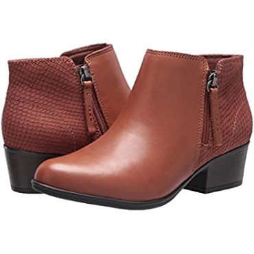 Botines Clarks Adreena Hope Cuero Caoga Ny Para Mujer