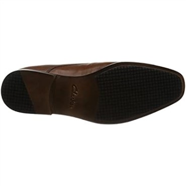 Derby Clarks De Hombre Amieson Walk Cuero Marrón Bronceado