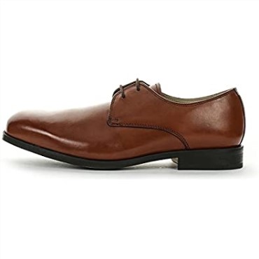 Derby Clarks De Hombre Amieson Walk Cuero Marrón Bronceado