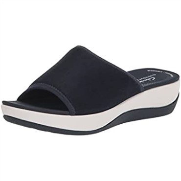 Sandalia Hombre Arla Nora Slide Azul Marino Textil Clarks