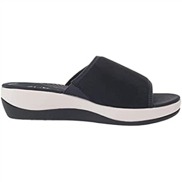 Sandalia Hombre Arla Nora Slide Azul Marino Textil Clarks