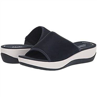 Sandalia Hombre Arla Nora Slide Azul Marino Textil Clarks