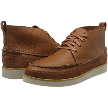Botas Clásicas Artesanales Ashridge Para Hombre Clarks Marrón Cuero Tostado Cuero Tostado
