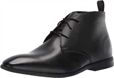 Botines Hombre Bampton Up Clarks Cuero Negro