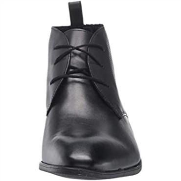 Botines Hombre Bampton Up Clarks Cuero Negro