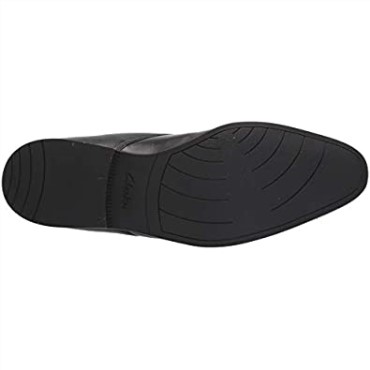 Botines Hombre Bampton Up Clarks Cuero Negro
