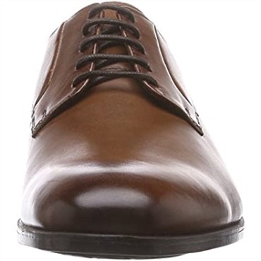 Banfield Walk Derbys Clarks De Cuero Marrón Bronceado Para Hombre