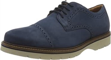 Gorra Bayhill Hombre Oxford Nobuk Azul Oscuro Clarks