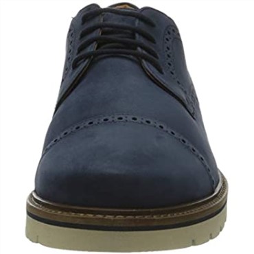 Gorra Bayhill Hombre Oxford Nobuk Azul Oscuro Clarks