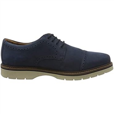 Gorra Bayhill Hombre Oxford Nobuk Azul Oscuro Clarks