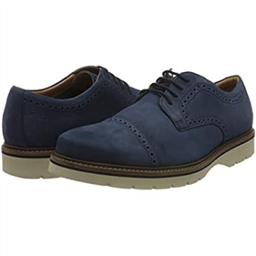 Gorra Bayhill Hombre Oxford Nobuk Azul Oscuro Clarks