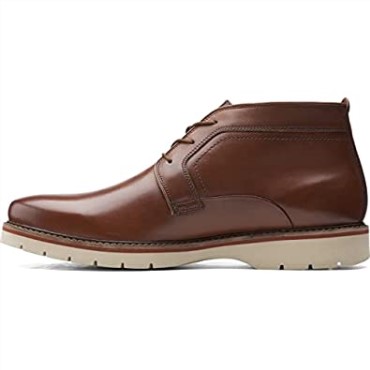 Botas Bayhill Mid Chukka Para Hombre Clarks Cuero Tostado Oscuro