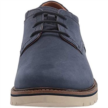Bayhill Plaoxford Clarks De Hombre Nubuck Azul Oscuro