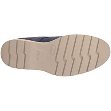 Bayhill Plaoxford Clarks De Hombre Nubuck Azul Oscuro
