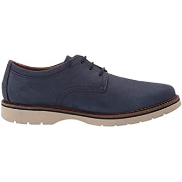 Bayhill Plaoxford Clarks De Hombre Nubuck Azul Oscuro