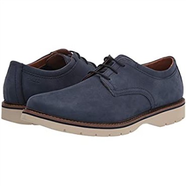 Bayhill Plaoxford Clarks De Hombre Nubuck Azul Oscuro