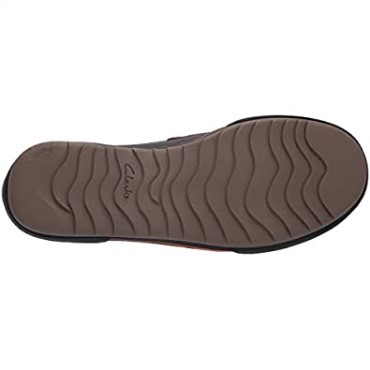 Bowman Free Rahoe Clarks Cuero Marrón Oscuro Para Hombre