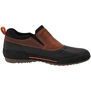 Bowman Free Rahoe Clarks Cuero Marrón Oscuro Para Hombre