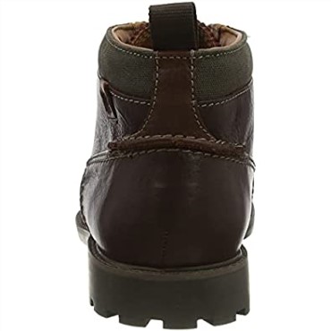 Botín Hombre Bowzer Pico Caoba Ny Piel Clarks