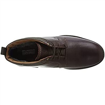 Botín Hombre Bowzer Pico Caoba Ny Piel Clarks