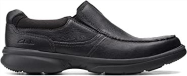Mocasín Bradley Free Para Hombre Negro Caído Lea Clarks