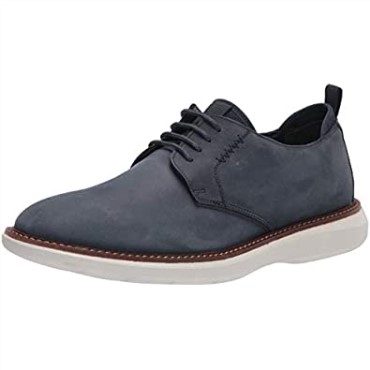 Hombre Brant Low Oxford Clarks Nubuck Azul Marino