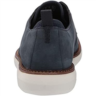 Hombre Brant Low Oxford Clarks Nubuck Azul Marino
