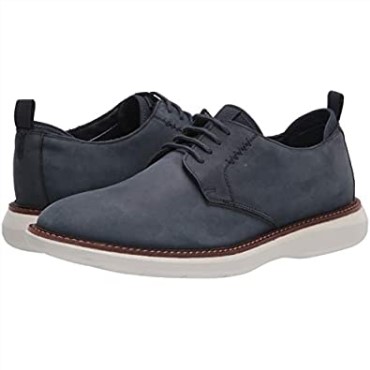 Hombre Brant Low Oxford Clarks Nubuck Azul Marino