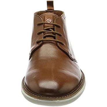Botines Hombre Brantmid Clarks Dark Tan Lea