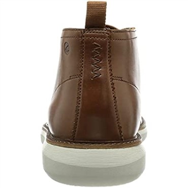 Botines Hombre Brantmid Clarks Dark Tan Lea