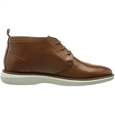 Botines Hombre Brantmid Clarks Dark Tan Lea