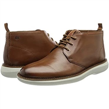 Botines Hombre Brantmid Clarks Dark Tan Lea