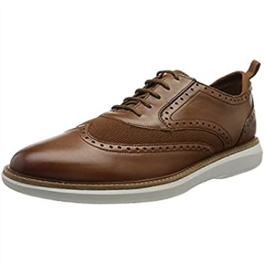 Clarks Brantwing Oxford De Hombre Marrón Oscuro Lea