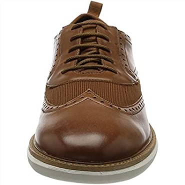 Clarks Brantwing Oxford De Hombre Marrón Oscuro Lea