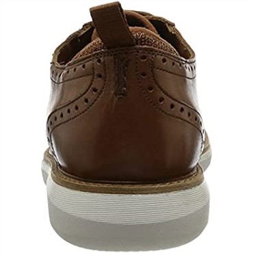 Clarks Brantwing Oxford De Hombre Marrón Oscuro Lea