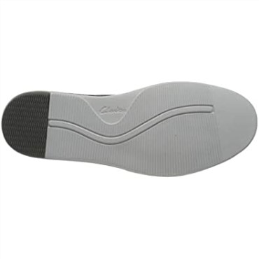 Zapatilla Bratton De Hombre Clarks Cuero Azul Marino Combinación Ante