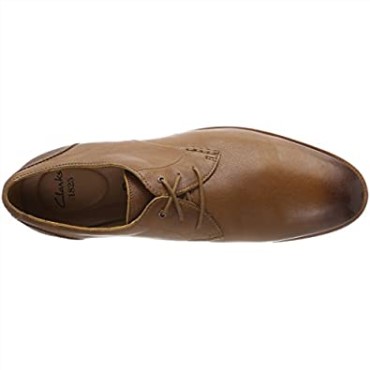 Broyd Walk Derbys Clarks De Cuero Marrón Bronceado Para Hombre