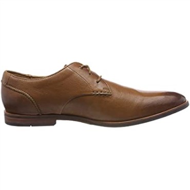 Broyd Walk Derbys Clarks De Cuero Marrón Bronceado Para Hombre