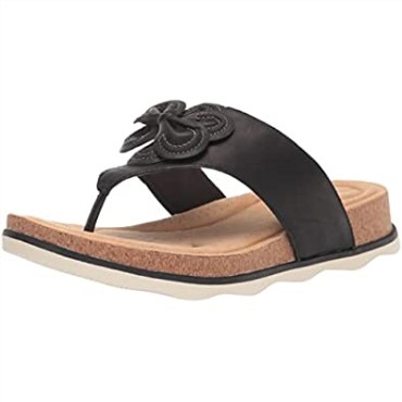 Sandalia Plana Hombre Brynn Style Clarks Piel Negra