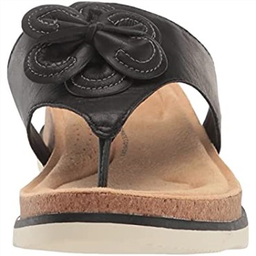 Sandalia Plana Hombre Brynn Style Clarks Piel Negra
