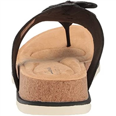 Sandalia Plana Hombre Brynn Style Clarks Piel Negra