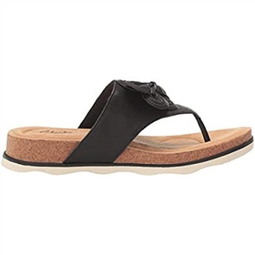 Sandalia Plana Hombre Brynn Style Clarks Piel Negra