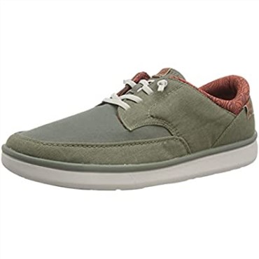 Zapatilla Baja Cantal Hombre Oliva Combi Clarks