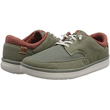 Zapatilla Baja Cantal Hombre Oliva Combi Clarks