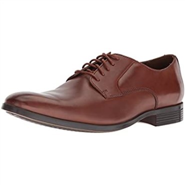 Hombre Conwell Plaoxford Clarks Bronceado Cuero