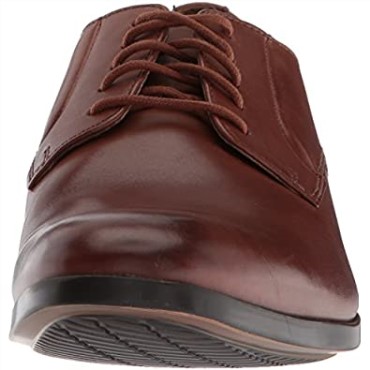 Hombre Conwell Plaoxford Clarks Bronceado Cuero